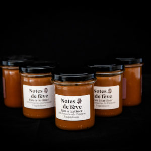 Pâtes à tartiner Notes de Fève aux noisettes